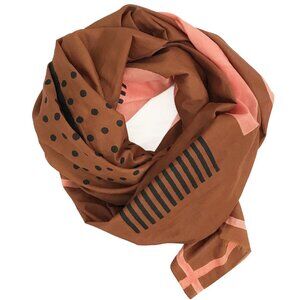 Block Shop Textiles Metronome Silk Scarf NWOT